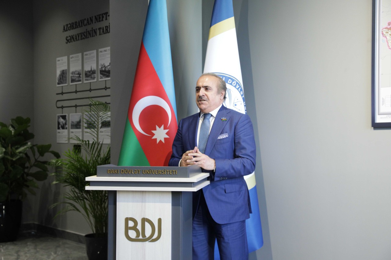 BDU-nun Faydalı qazıntılar muzeyinin təmirdən sonra açılışı oldu - FOTOLAR